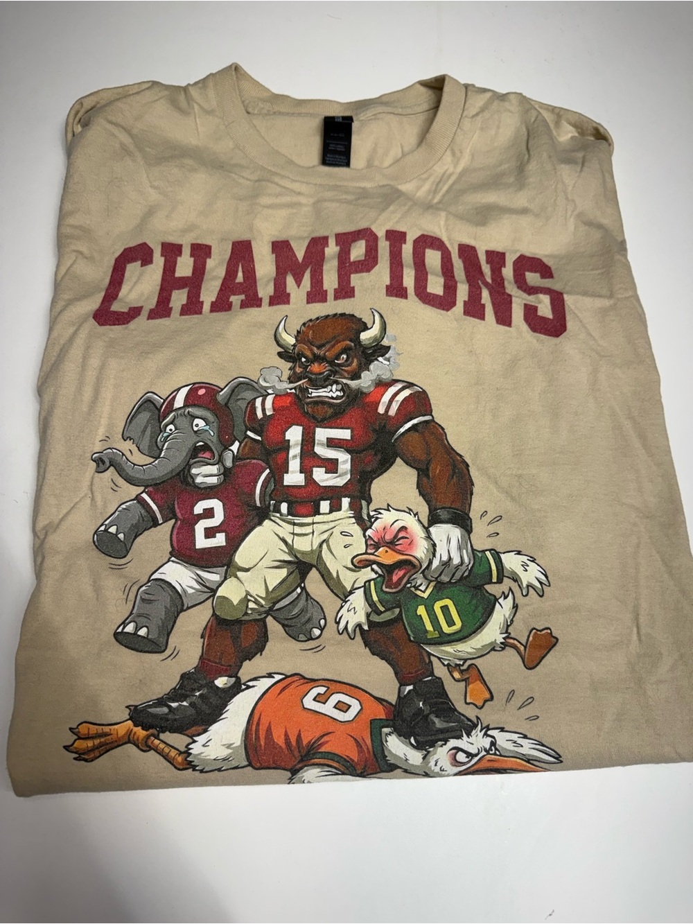 IU Football National Champions Hoosiers t shirt xxl